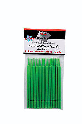 Regular Applicator Brush - Microbrush(R) -- Green pkg(25)