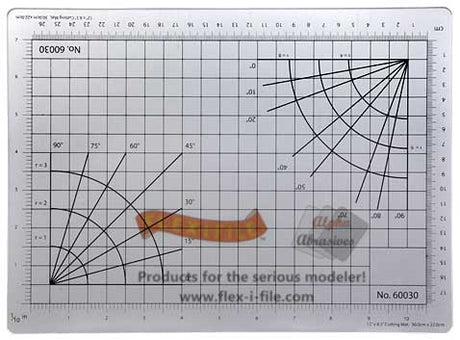 Cutting Mat - Marked in Inches and Centimeters -- 12 x 8.5"  30.5 x 21.6cm