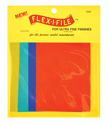 Flex-I-File Abrasives Package -- Ultra-Fine Finishing/Polishing-Includes 2 Each #1000, 1500, 6000, 10,000 Gri