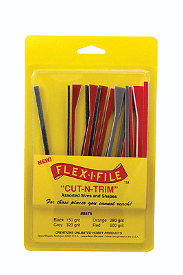 Flexi-I-File Cut-n-Trim Sanding Tapes -- Assorted Sizes & Shapes