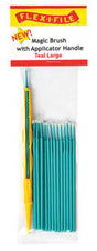 Magic Brush -- Large & 1 Applicator Handle/Holder (teal) pkg(18)