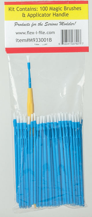 Magic Brush Bulk Pack -- Brush (blue) pkg(100)
