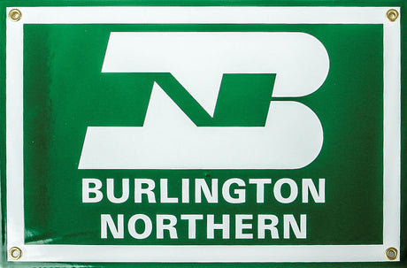 Railroad Sign -- Burlington Northern