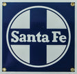 Railroad Sign -- Atchison, Topeka & Santa Fe - 8 x 8"