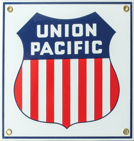 Railroad Sign -- Union Pacific - 8 x 8"-2