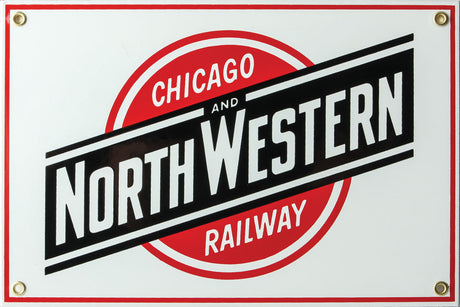 Railroad Sign -- Chicago & North Western