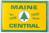 Railroad Magnets -- Maine Central