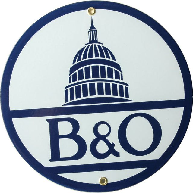 Railroad Sign -- Baltimore & Ohio