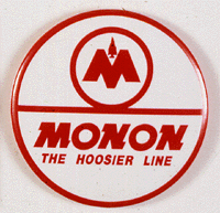 Railroad Magnets -- Monon "Hoosier Line"