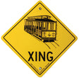 Railroad Sign -- San Francisco Cable Car Crossing