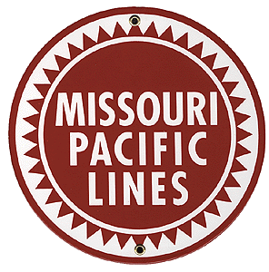 Railroad Sign -- Missouri Pacific (Buzzsaw)