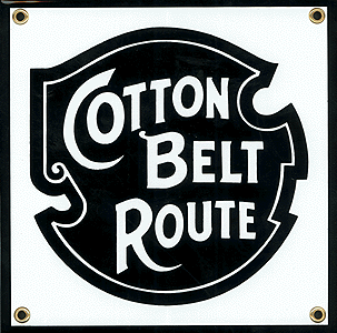 Railroad Sign -- St. Louis - Southwestern "Cotton Belt"