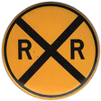 Railroad Magnets -- Railroad Crossing