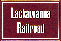 Railroad Magnets -- Delaware, Lackawanna & Western "Lackawanna Railroad"