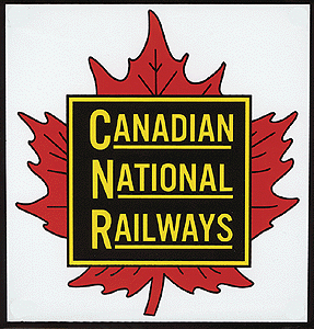 Railroad Magnets -- Canadian National (Maple Leaf)