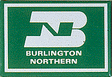 Railroad Magnets -- Burlington Northern