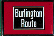 Railroad Magnets -- Chicago, Burlington & Quincy "Burlington Route"