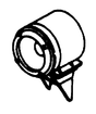 SP Barrel-Type Headlight -- Bolted Face