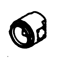 Nose-Mounted Lights -- Barrel Type pkg(2)