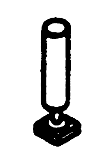 Firecracker Radio Antenna -- Brass pkg(5)