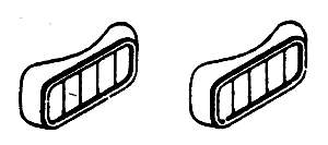Auxiliary Numberboards for Switchers -- For F7 A-Units pkg(2)