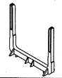 Log Bunks -- Pacific Car & Foundry Type pkg(4)