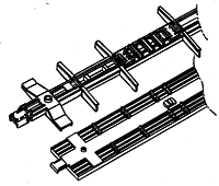 Underframe -- 50' "Evans 20" Cushion with Brake Set