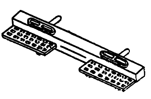 Pilot -- Beam w/Footboards pkg(2)