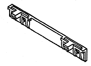 Fuel Tank Brackets -- EMD End-Type pkg(2)