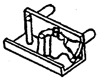Coupler Knuckle Brackets -- Knuckle Holder for GP50s & GP60s