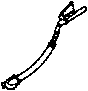 Air Hose pkg(2) -- Locomotive with Bracket