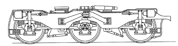 Steerable Truck Sideframe -- For GE Phase I