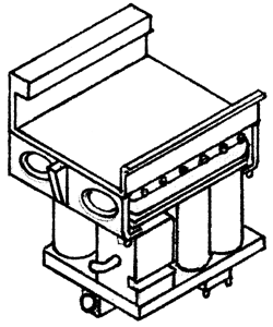 Air Dryer Filter - Cylinder/Box Style -- For Late Era Model GE and EMD Locomotives pkg(2)