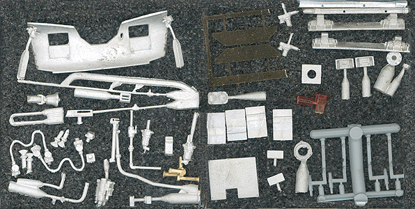 Super Detail Set for EMD GP60 Diesels -- Southern Pacific, Cotton Belt, Denver & Rio Grande Western (47 Pieces)