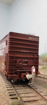 Side-Mount End-of-Train Device -- With Red LED and Scale Nonworking Coupler-1
