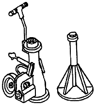 Air Jack & Car Stands -- pkg(2)