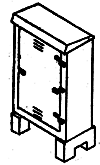 Electric Relay Cabinets -- 1-Door