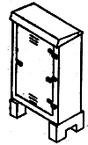 Electric Relay Cabinets -- 1-Door
