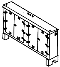 Electric Relay Cabinets -- 4-Door