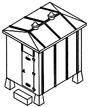 Instrument Shed -- 6 x 8'