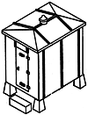 Electric Relay Cabinets -- 5 x 7'