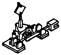 Switch Stands -- Ground Throw pkg(2)