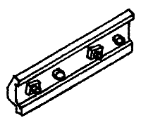 Rail Bars -- 2-Bolt Fish Plate, Code 70