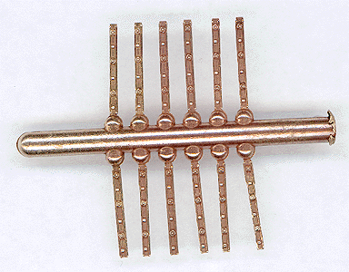 Code 70 Railbars - 4- & 6-Bolt -- Brass pkg(12)