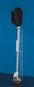 Union Switch & Signal Block Signal - Assembled -- 3 Aspect w/Snow Shield-1