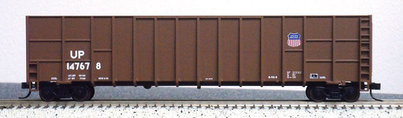 Vintage by Deluxe(TM)Deep Rib Gondola Woodchip Car w/High Brake, 2-Pack -- Union Pacific #147678, 148118