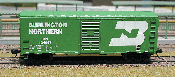 1944 AAR 40' Boxcar, No Roofwalk -- Burlington Nothern