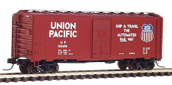 AAR 1944 40' Boxcar - Single Car -- Union Pacific (3-color shield)