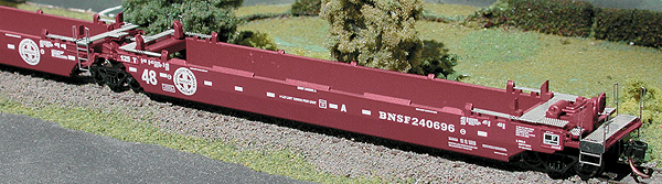 Maxi Stack III 5-Unit Intermodal Well Car -- BNSF #1