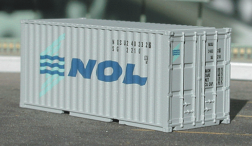 20' Wrinkle-Side Container 2-Pack -- Neptune Orient Line (NOL)